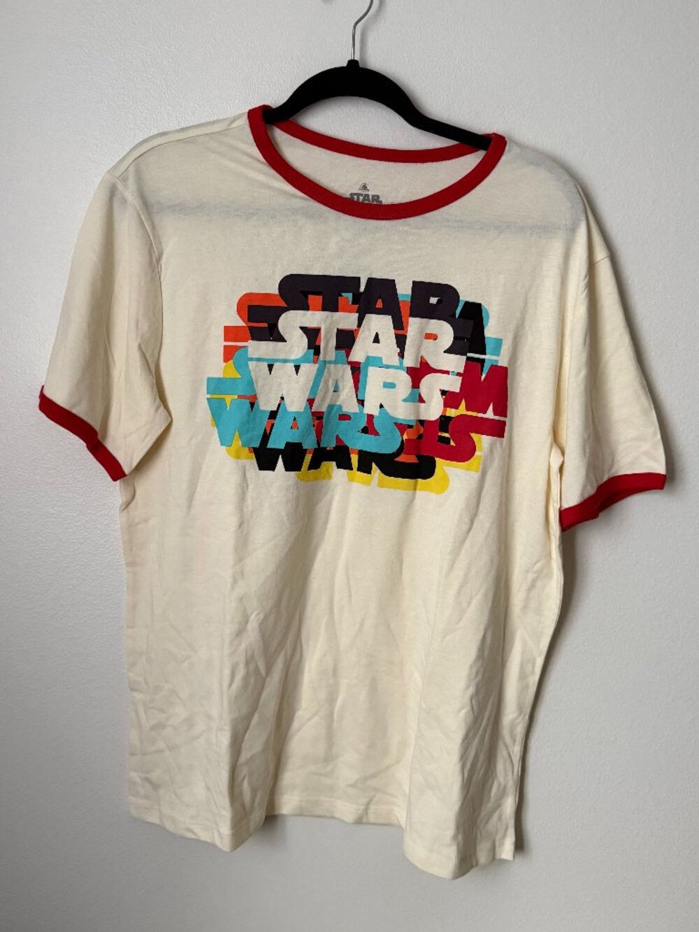 NWT Retro Star Wars Graphic Ringer T-Shirt Size M